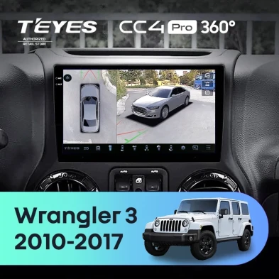 Штатная магнитола Teyes CC4 Pro 360 12/256 Jeep Wrangler 3 JK (2010-2017) L14