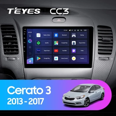 Штатная магнитола Teyes CC3 4/32 Kia Cerato 3 YD (2013-2017) F1 Тип-AB