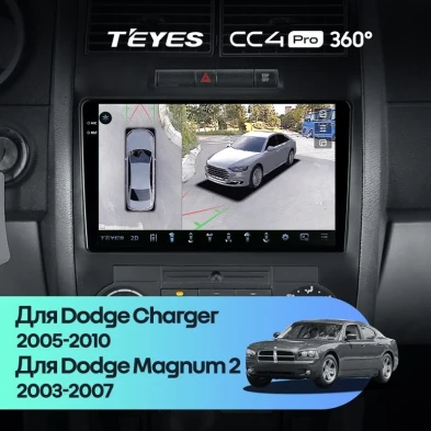 Штатная магнитола Teyes CC4 Pro 360 8/128 Dodge Magnum 2 (2003-2007)