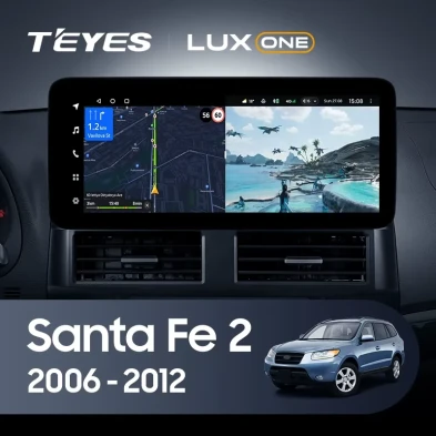 Штатная магнитола Teyes LUX ONE 4/64 Hyundai Santa Fe 2 (2006-2012)