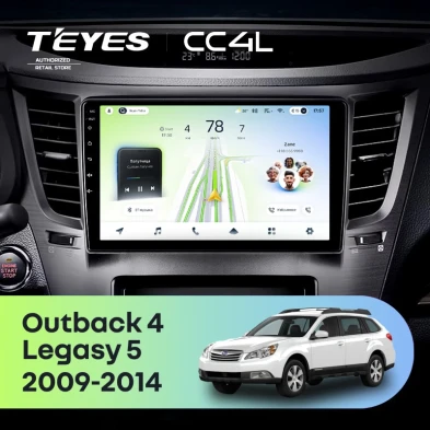 Штатная магнитола Teyes CC4L 6/64 Subaru Outback 4 (2009-2014)