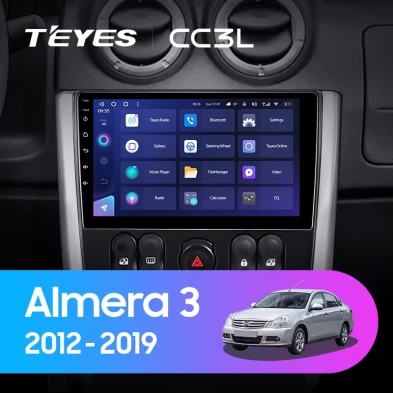 Штатная магнитола Teyes CC3L 4/32 Nissan Almera 3 G15 (2012-2019) F2