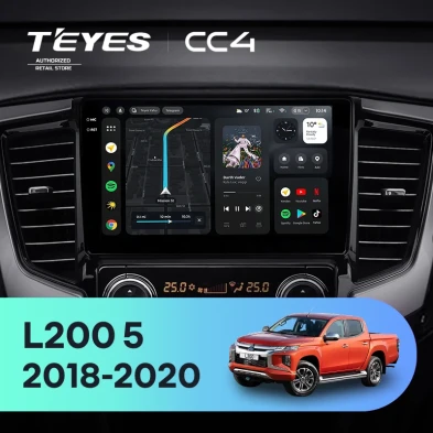 Штатная магнитола Teyes CC4 8/128 Mitsubishi L200 5 (2018-2020) F2