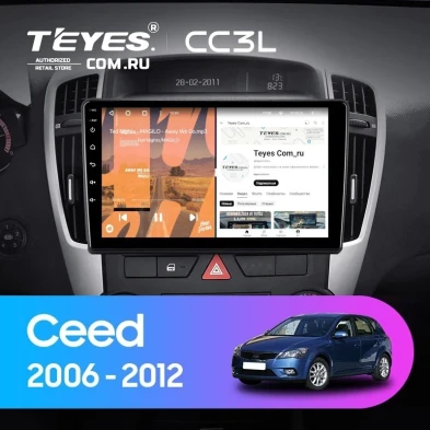 Штатная магнитола Teyes CC3L 4/64 Kia Ceed (2006-2009)