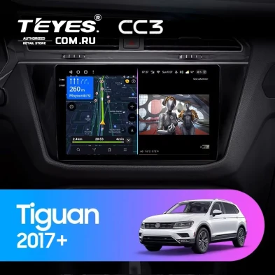 Штатная магнитола Teyes CC3 3/32 Volkswagen Tiguan 2017+