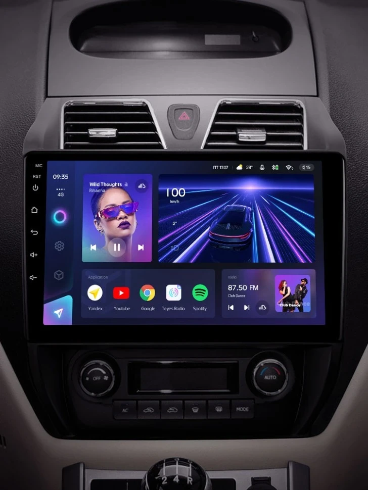 Штатная магнитола Teyes CC3 4/32 Geely Emgrand EC7 1 (2009-2016)