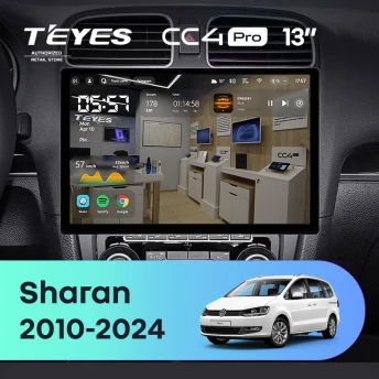 Штатная магнитола Teyes CC4 Pro 12/256 Volkswagen Sharan (2010-2024) (13")