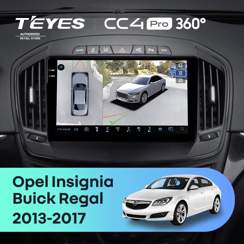 Штатная магнитола Teyes CC4 Pro 360 8/128 Buick Regal (2013-2017) Тип-A