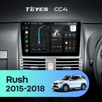 Штатная магнитола Teyes CC4 6/64 Toyota Rush (2015-2018) Правый руль