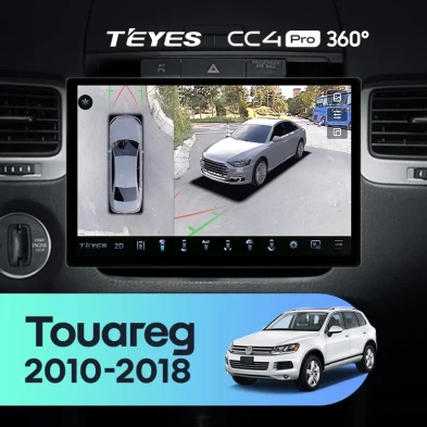 Штатная магнитола Teyes CC4 Pro 360 8/128 Volkswagen Touareg FL NF (2010-2018) Тип-B (13")