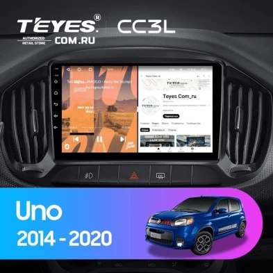 Штатная магнитола Teyes CC3L 4/32 Fiat Uno (2014-2020)