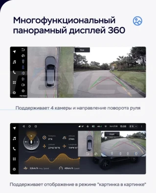 Штатная магнитола Teyes LUX ONE 360 6/128 Ford Escape 3 (2012-2019)