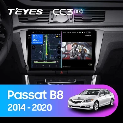 Штатная магнитола Teyes CC3 2K 360 6/128 Volkswagen Passat B8 (2014-2020)