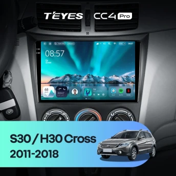 Штатная магнитола Teyes CC4 Pro 8/128 Dongfeng S30 H30 Cross (2011-2018)