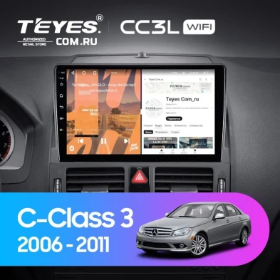 Штатная магнитола Teyes CC3L WiFi 2/32 Mercedes-Benz C-Class 3 W204 S204 (2006-2011)