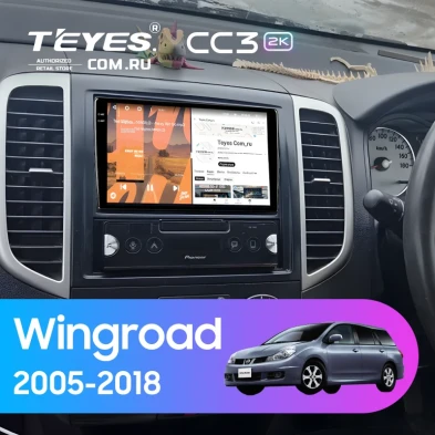 Штатная магнитола Teyes CC3 2K 4/32 Nissan Wingroad 3 Y12 (2005-2018)
