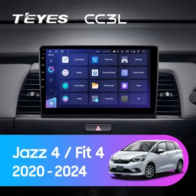Штатная магнитола Teyes CC3L 4/32 Honda Fit 4 (2020-2024) Тип-A Правый руль