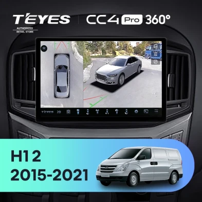 Штатная магнитола Teyes CC4 Pro 360 12/256 Hyundai H1 2 (2015-2021) F2 (11")