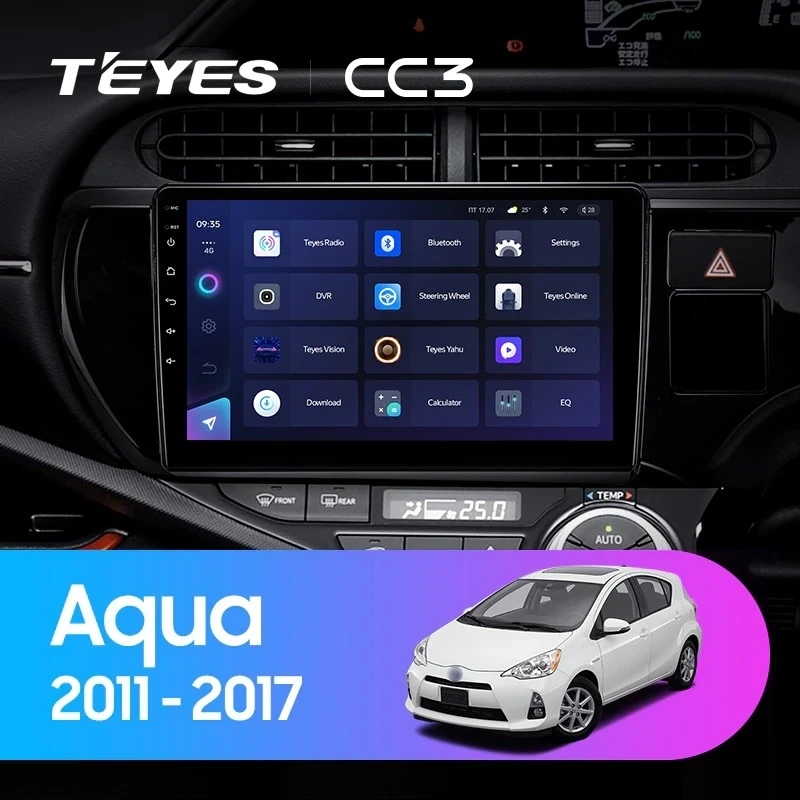 Штатная магнитола Teyes CC3 4/32 Toyota Aqua (2011-2017)