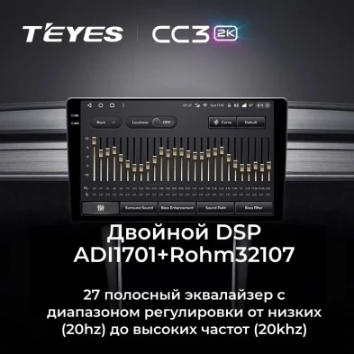 Штатная магнитола Teyes CC3 2K 4/64 Mazda 323 (1999-2005) F2