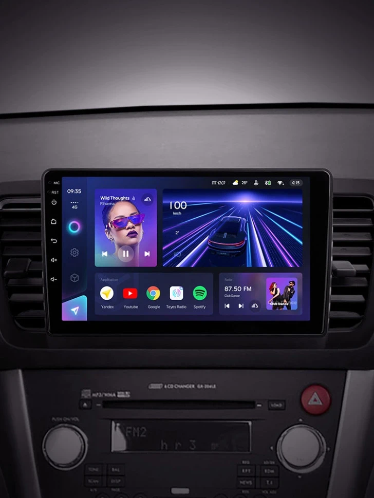 Штатная магнитола Teyes CC3 4/32 Subaru Legacy 4 (2003-2009)