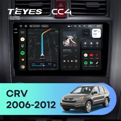 Штатная магнитола Teyes CC4 6/64 Honda CR-V 3 RE (2006-2012)