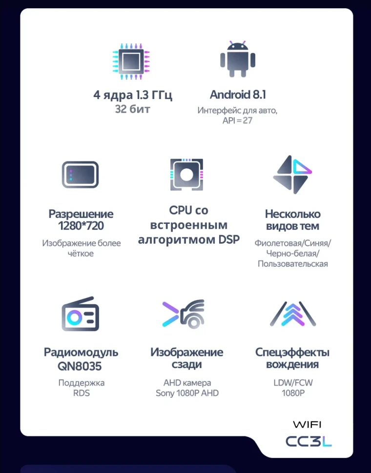 Штатная магнитола Teyes CC3L WiFi 2/32 Dodge Charger 7 (2010-2014)