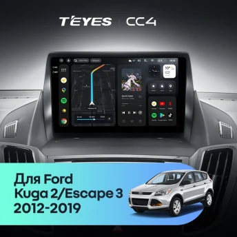 Штатная магнитола Teyes CC4 8/128 Ford Escape 3 (2012-2019) Тип-A
