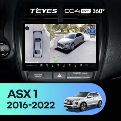 Штатная магнитола Teyes CC4 Pro 360 12/256 Mitsubishi ASX (2016-2026) Тип-B (11")