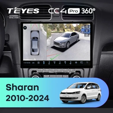 Штатная магнитола Teyes CC4 Pro 360 12/256 Volkswagen Sharan (2010-2024) (11")