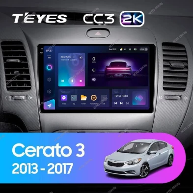 Штатная магнитола Teyes CC3 2K 6/128 Kia Cerato 3 YD (2013-2017) F1 Тип-C