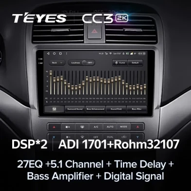 Штатная магнитола Teyes CC3 2K 360 6/128 Honda inspire 4 (2003-2007)