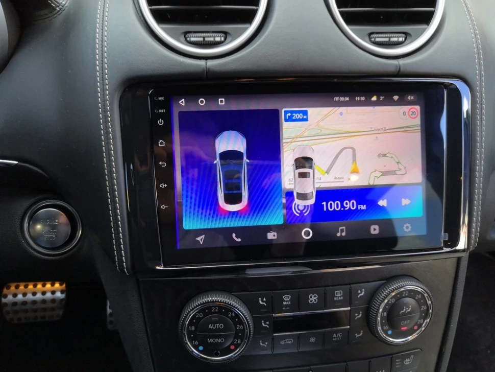 Штатная магнитола Teyes CC2 Plus 4/64 Mercedes-Benz ML-Class (2005-2009) F1