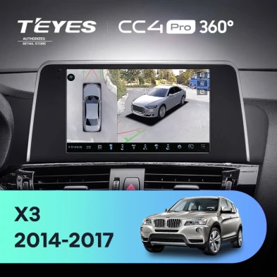 Штатная магнитола Teyes CC4 Pro 360 12/256 BMW X3 F25 NBT (2014-2017)