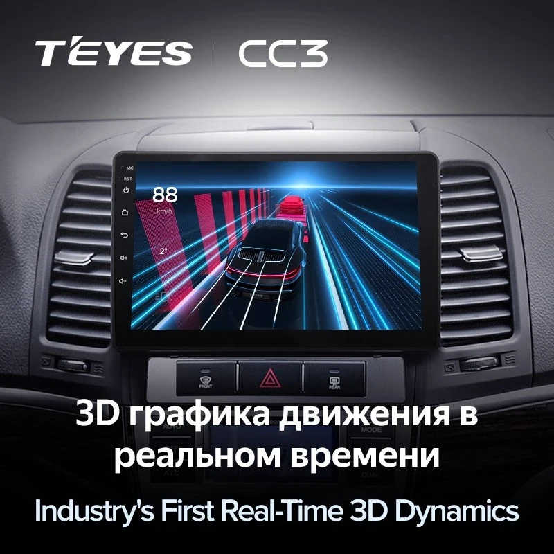Штатная магнитола Teyes CC3 4/32 Hyundai Santa Fe 2 (2006-2012)