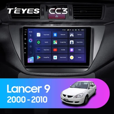 Штатная магнитола Teyes CC3 4/32 Mitsubishi Lancer 9 CS (2000-2010)