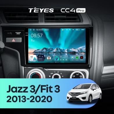 Штатная магнитола Teyes CC4 Pro 8/128 Honda Jazz 3 (2015-2020) Тип-B