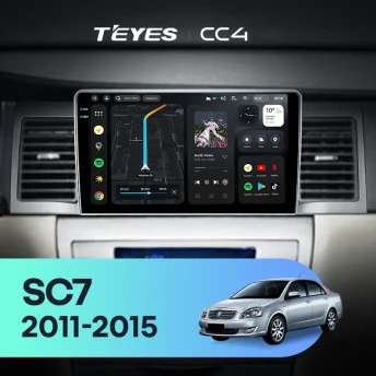 Штатная магнитола Teyes CC4 6/64 Geely SC7 (2011-2015)