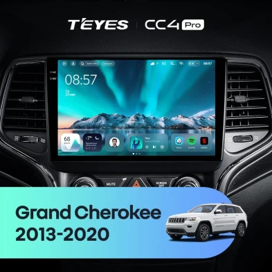 Штатная магнитола Teyes CC4 Pro 8/128 Jeep Grand Cherokee WK2 (2013-2020) F2