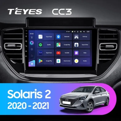 Штатная магнитола Teyes CC3 4/32 Hyundai Solaris 2 (2020-2021)