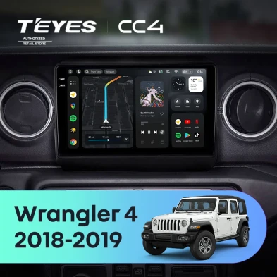 Штатная магнитола Teyes CC4 6/64 Jeep Wrangler 4 JL (2018-2019)