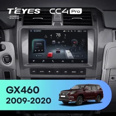 Штатная магнитола Teyes CC4 Pro 8/128 Lexus GX460 J150 (2009-2020)