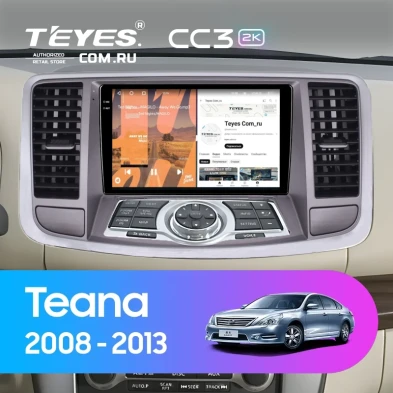 Штатная магнитола Teyes CC3 2K 4/32 Nissan Teana 2 J32 (2008-2013) F2 Тип-B