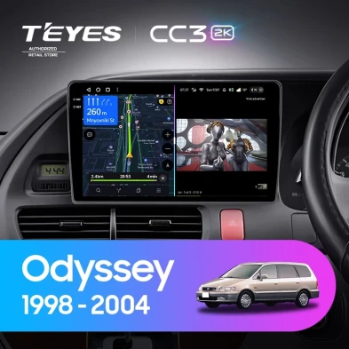 Штатная магнитола Teyes CC3 2K 4/32 Honda Odyssey RL1 (1998-2004) Тип-B Правый руль