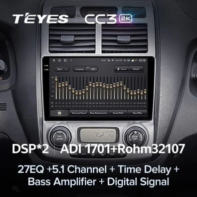 Штатная магнитола Teyes CC3 2K 360 6/128 Kia Sportage 2 (2004-2010) F1
